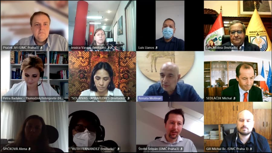 Kontakt s Peru úspěšně navázán  - foto 4 — videokonference